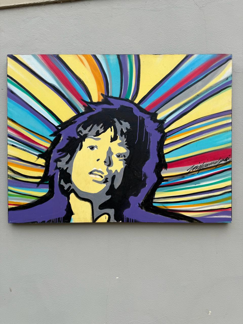 Tela Mick Jagger - The Rolling Stones